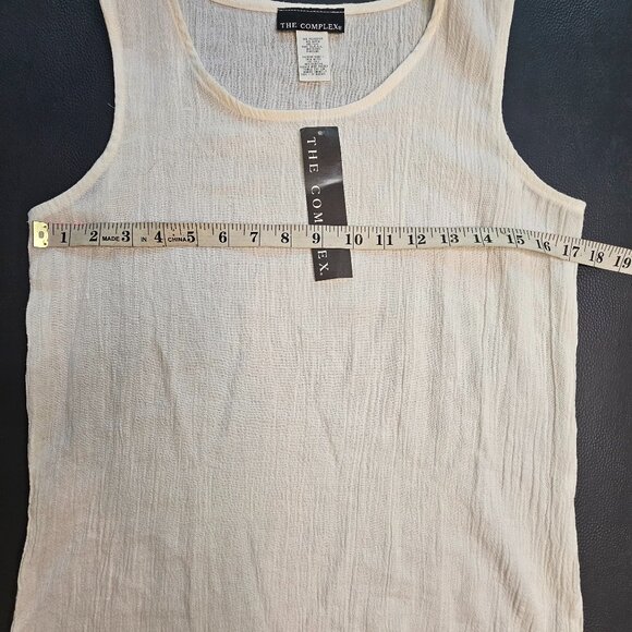 The Complex Off White Tank - Picture 1 of 4
